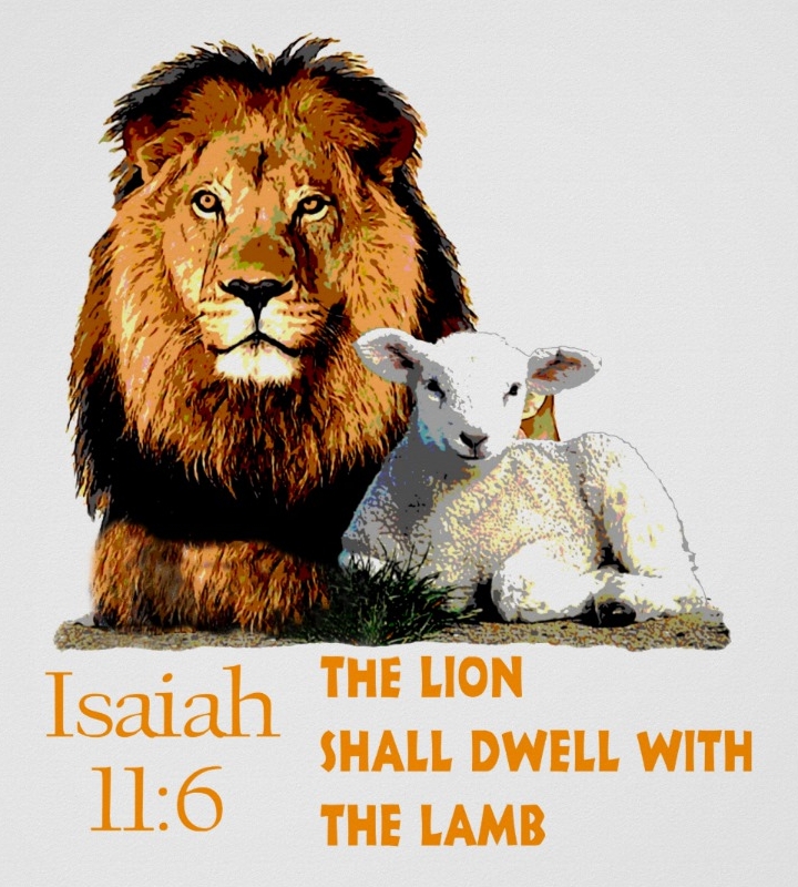 El leon y el cordero - Poster - Isaias 11:6