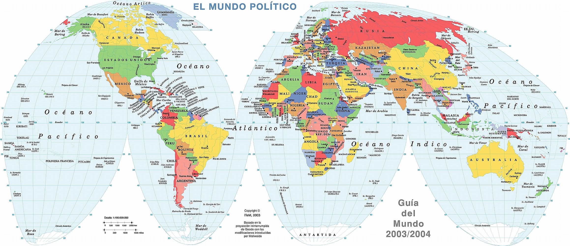 Mapa del Mundo - 2