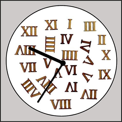 Reloj - Números romanos
